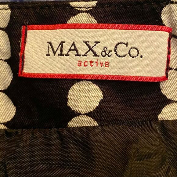 Max & Co. Black and White Polka Dot Skirt - Picture 2 of 6